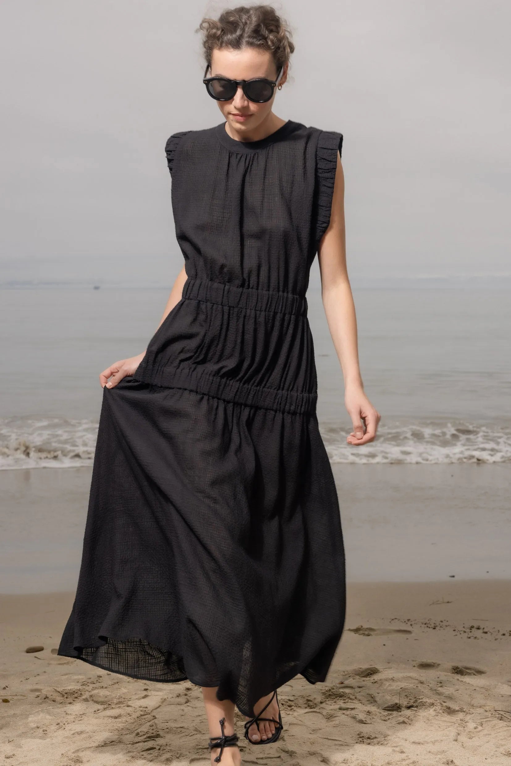 Forest Dress - Jacquard Gingham - Heidi Merrick