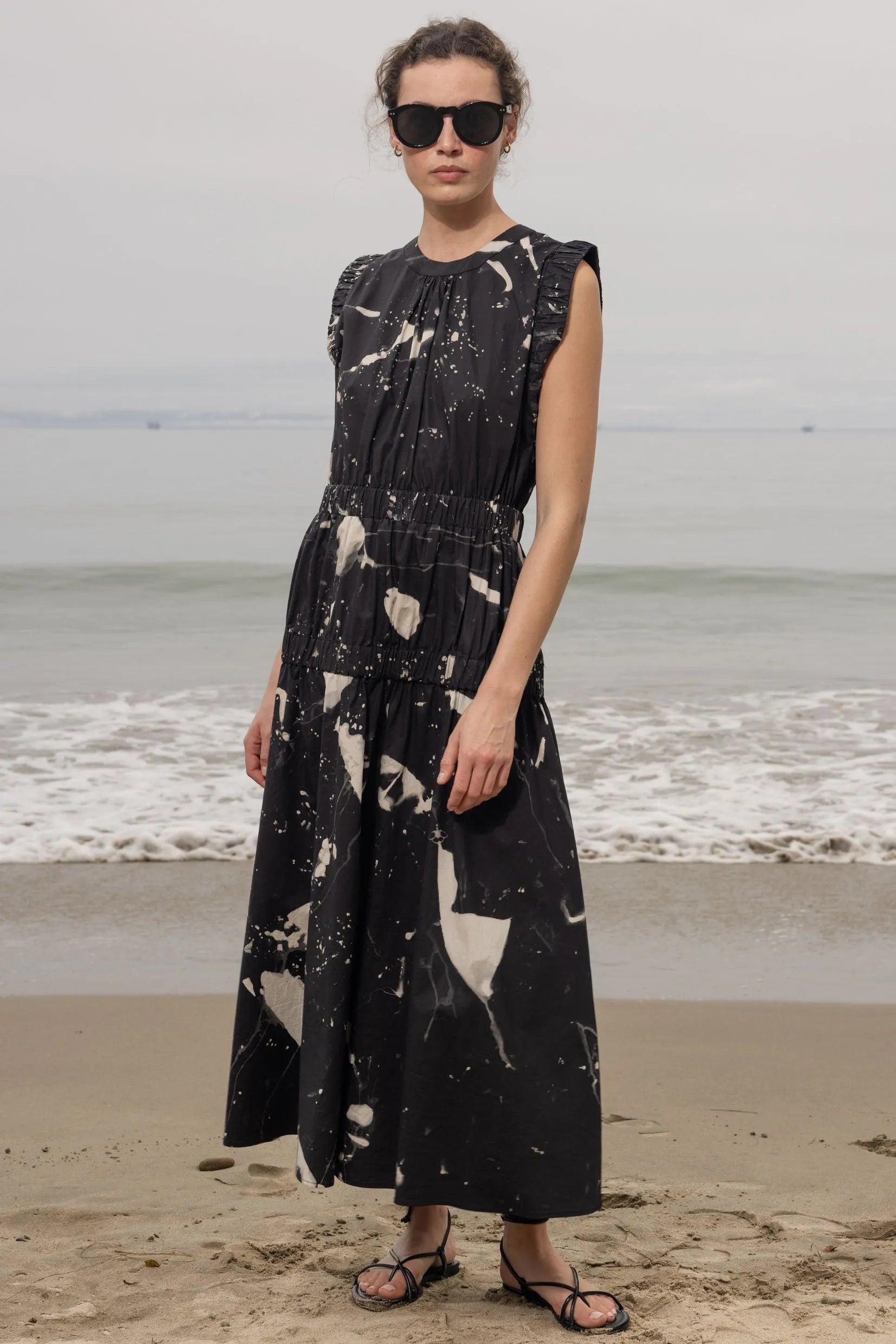 Forest Dress - Inghua Shirting - Heidi Merrick