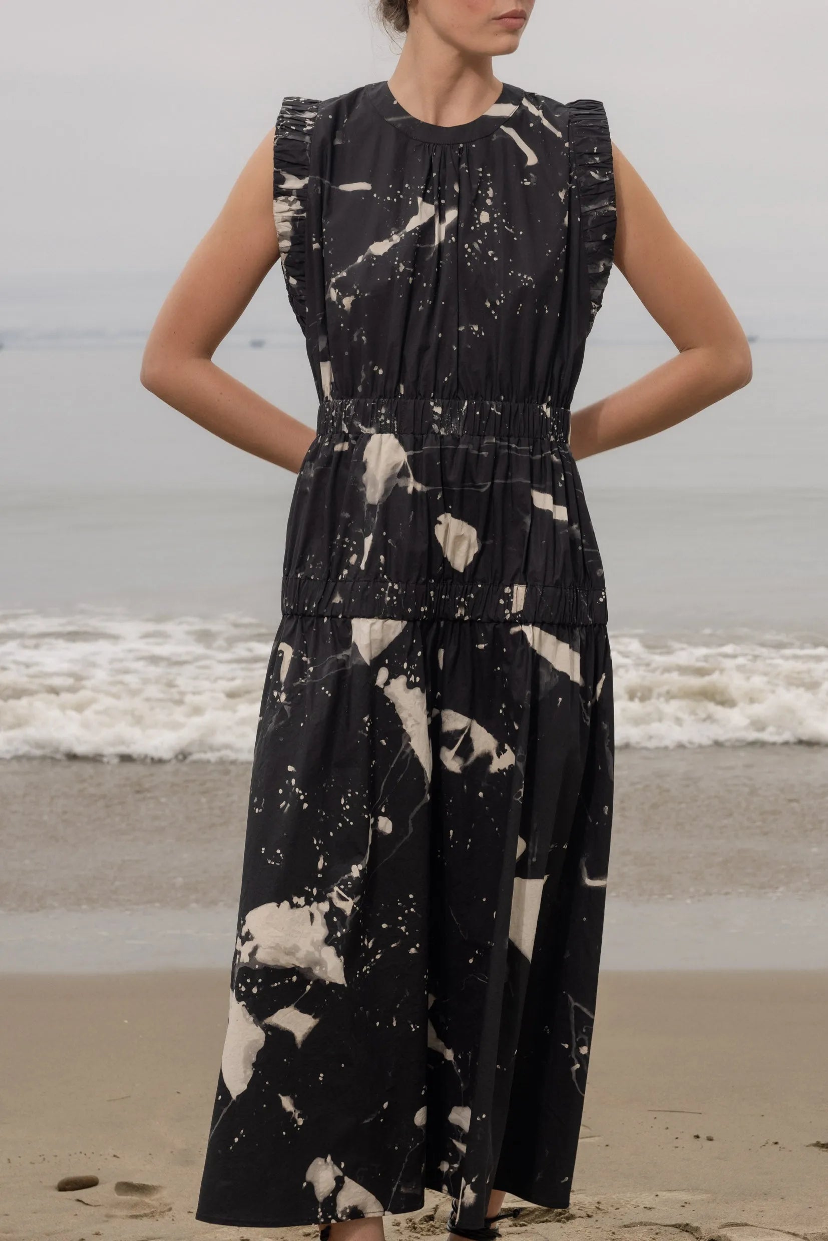 Forest Dress - Inghua Shirting - Heidi Merrick