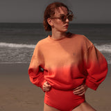 Barrel Sleeve 70's SRF LA Crewneck - Sunset