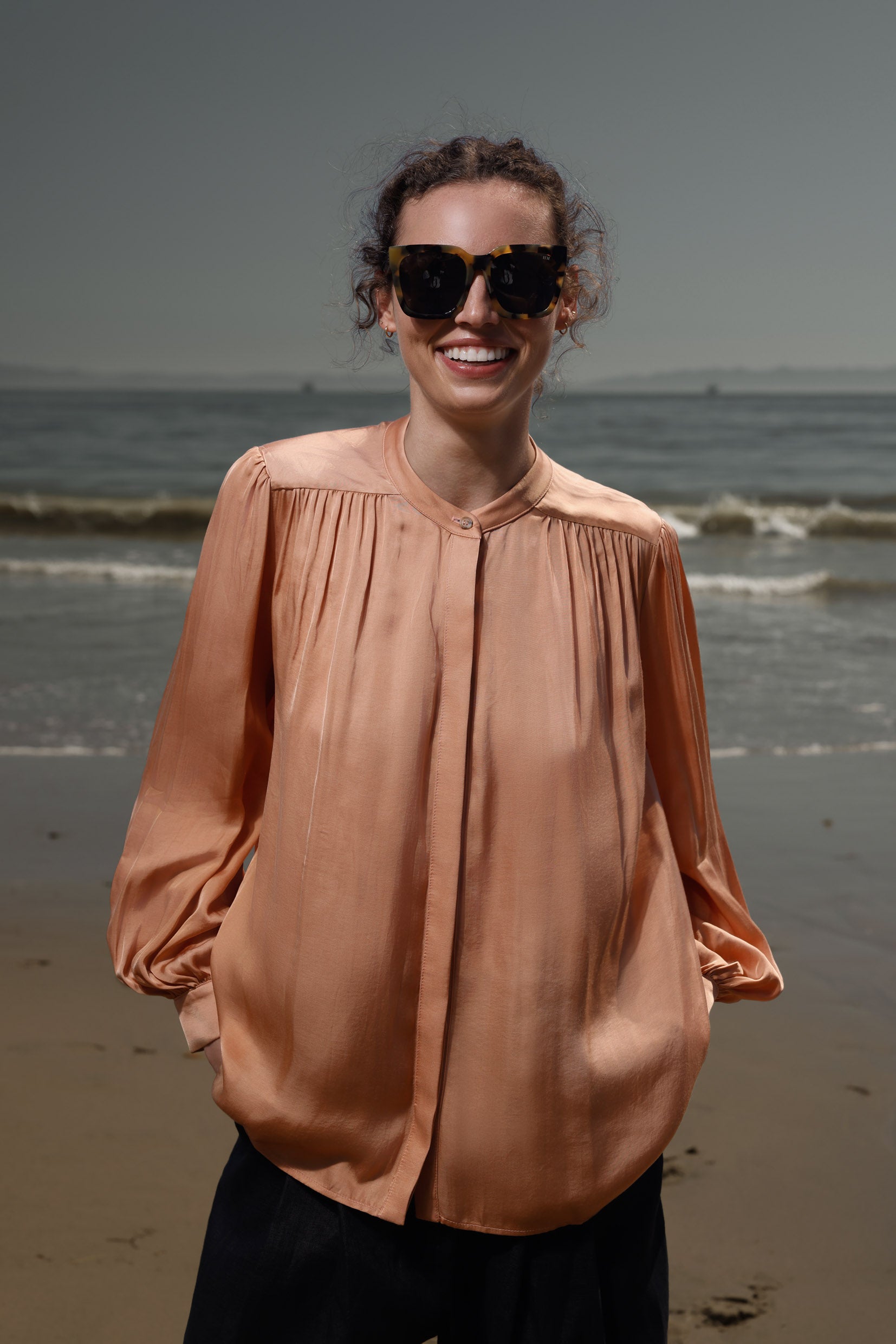Farah Blouse - Toast - Heidi Merrick