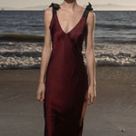 Marion Slip Dress - Burgundy - Heidi Merrick