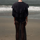 Moon Top - Noir - Heidi Merrick