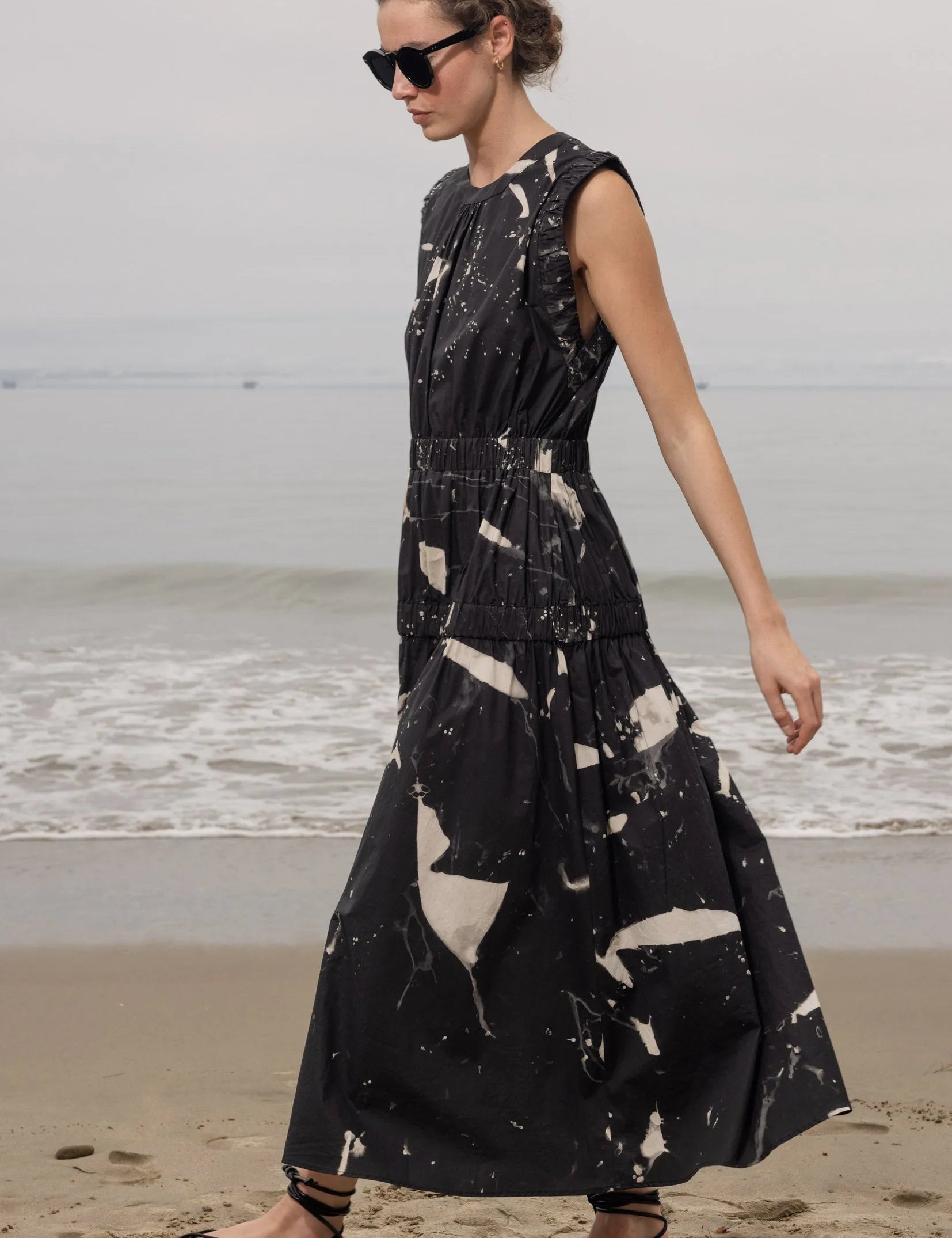 Forest Dress - Inghua Shirting - Heidi Merrick