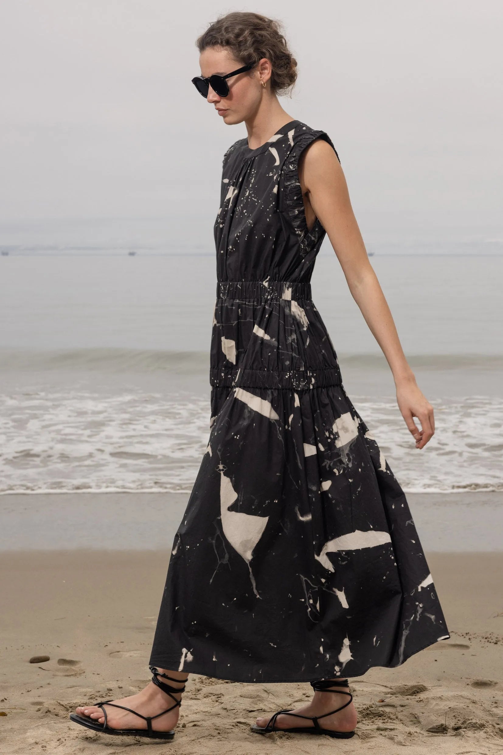 Forest Dress - Inghua Shirting - Heidi Merrick