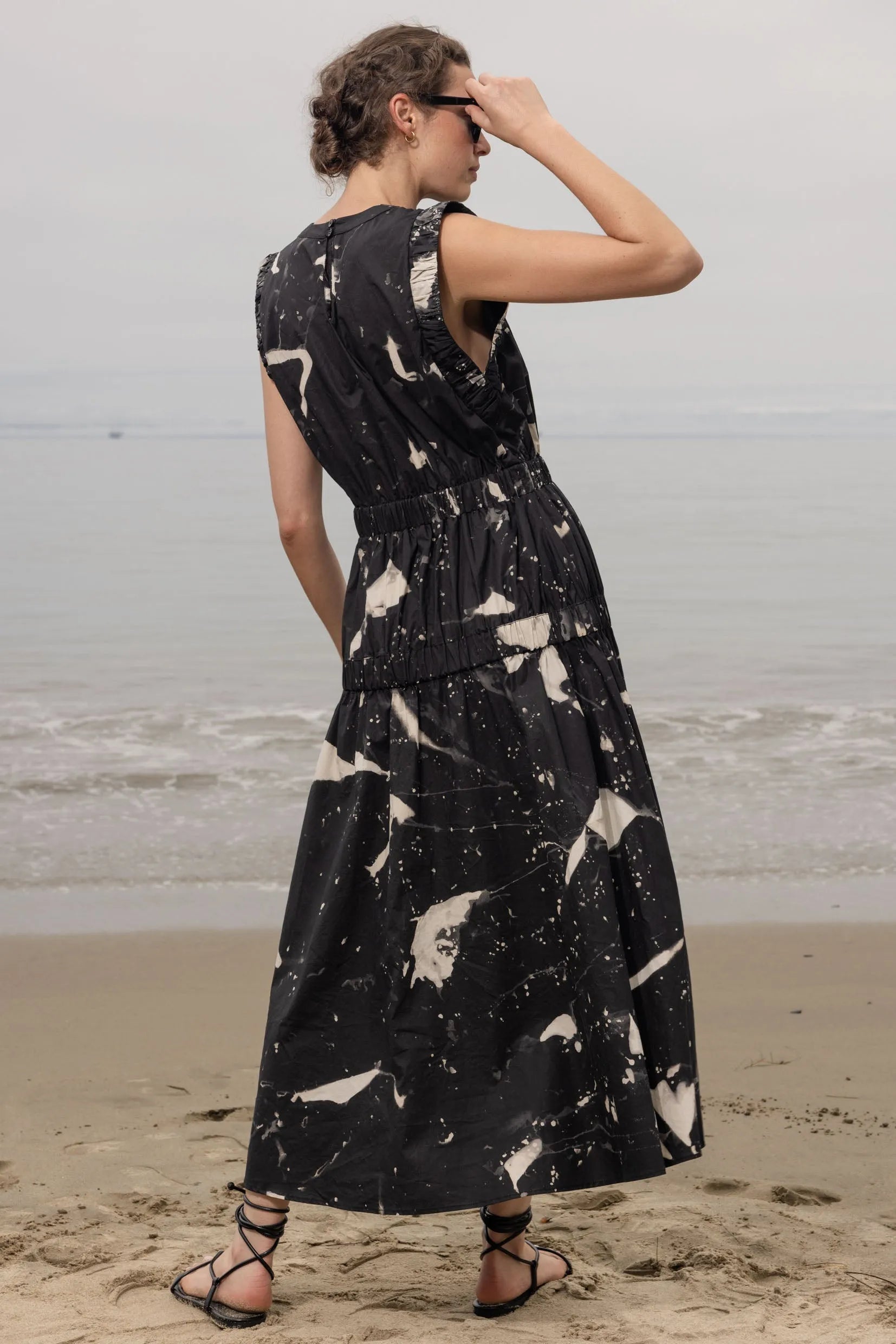 Forest Dress - Inghua Shirting - Heidi Merrick