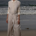 Ami Shirt - Ivory Tissue Linen - Heidi Merrick