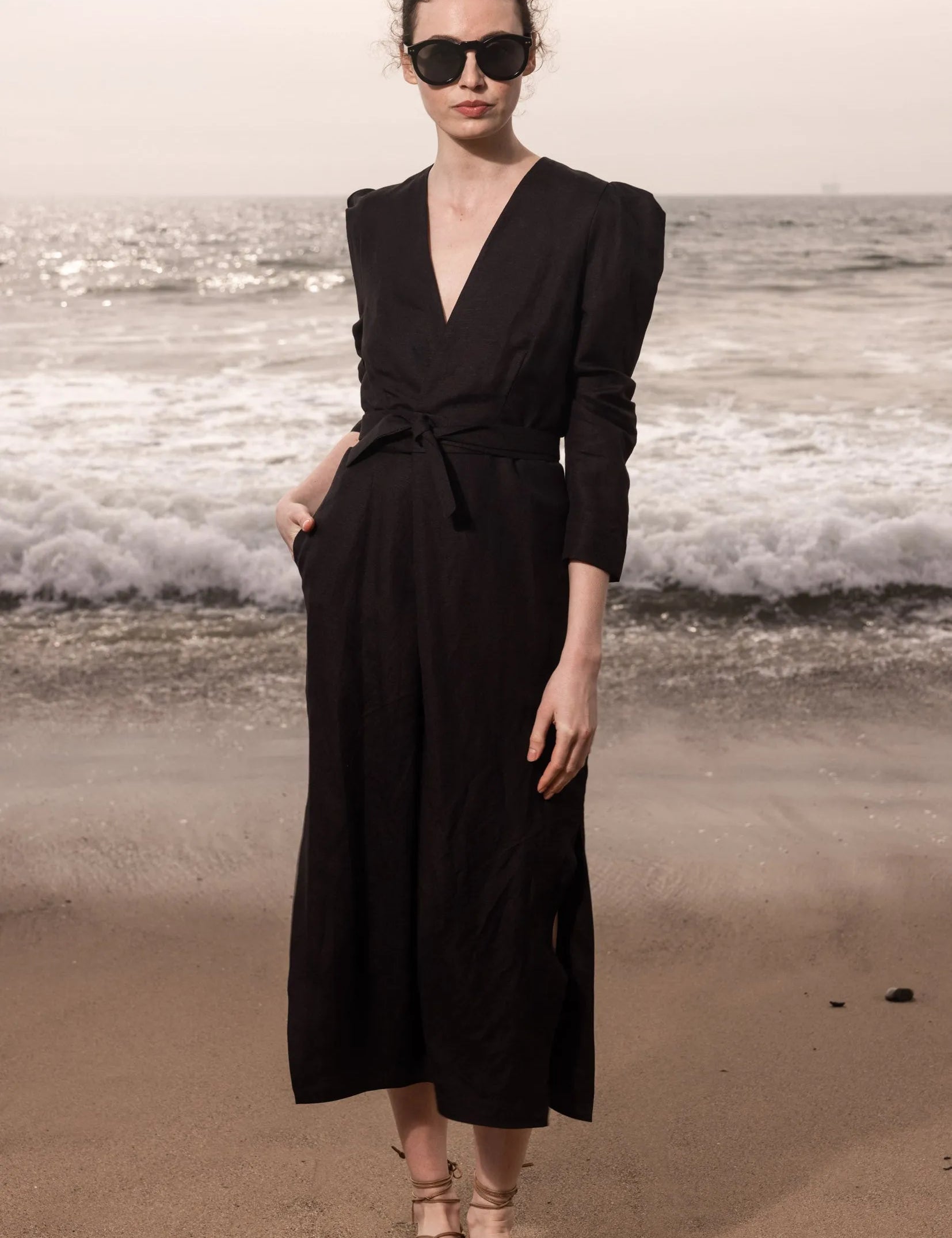 MILAN DRESS - BLACK - Heidi Merrick