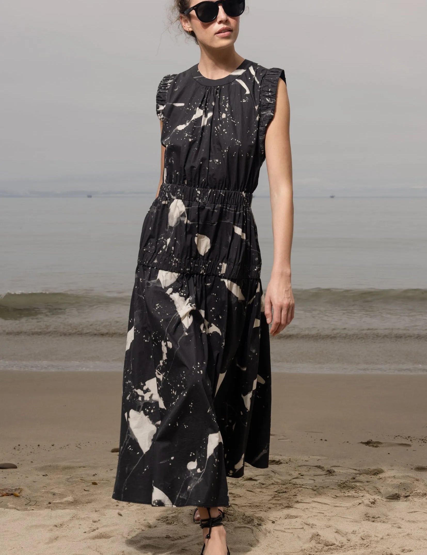 Forest Dress - Inghua Shirting - Heidi Merrick