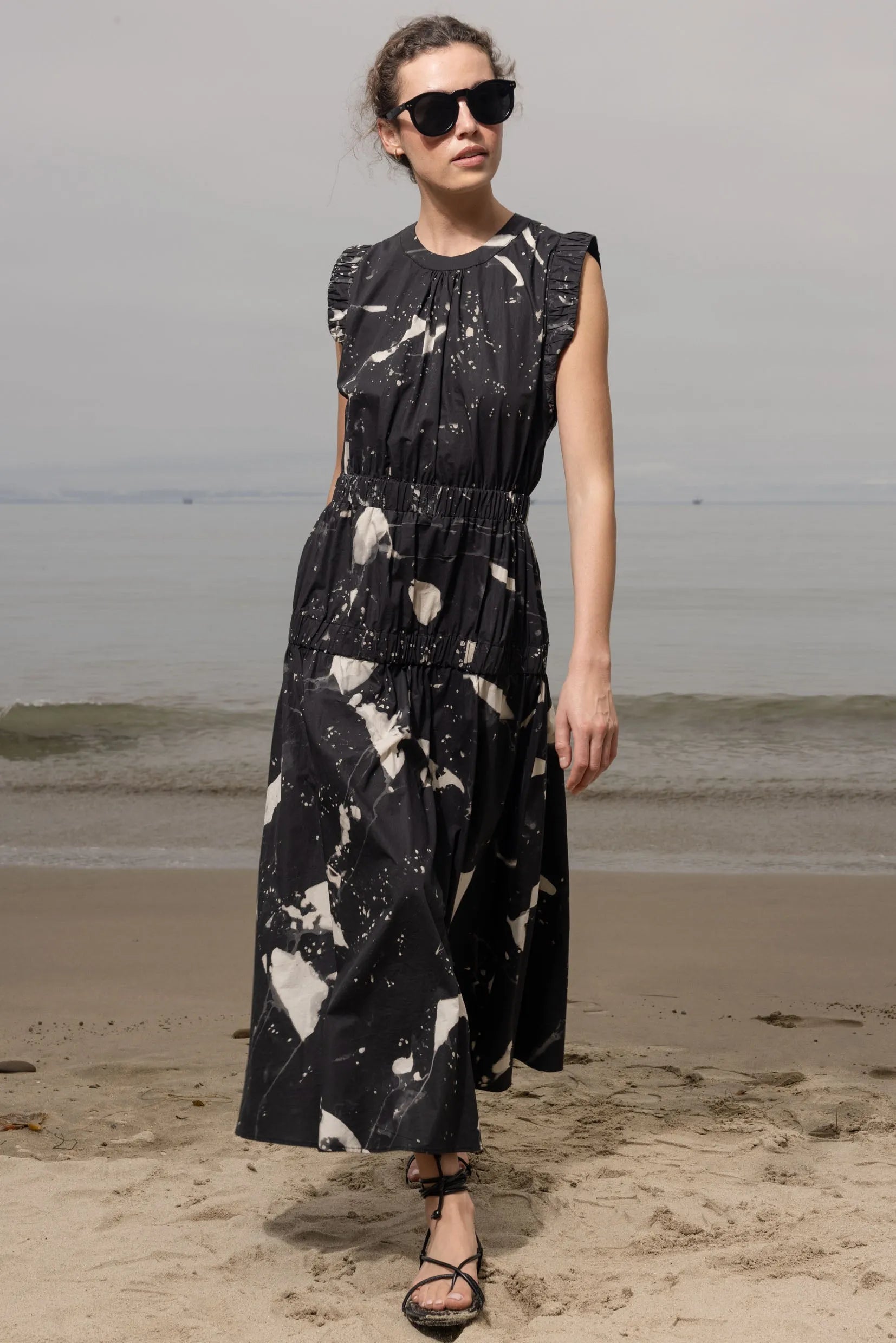 Forest Dress - Inghua Shirting - Heidi Merrick