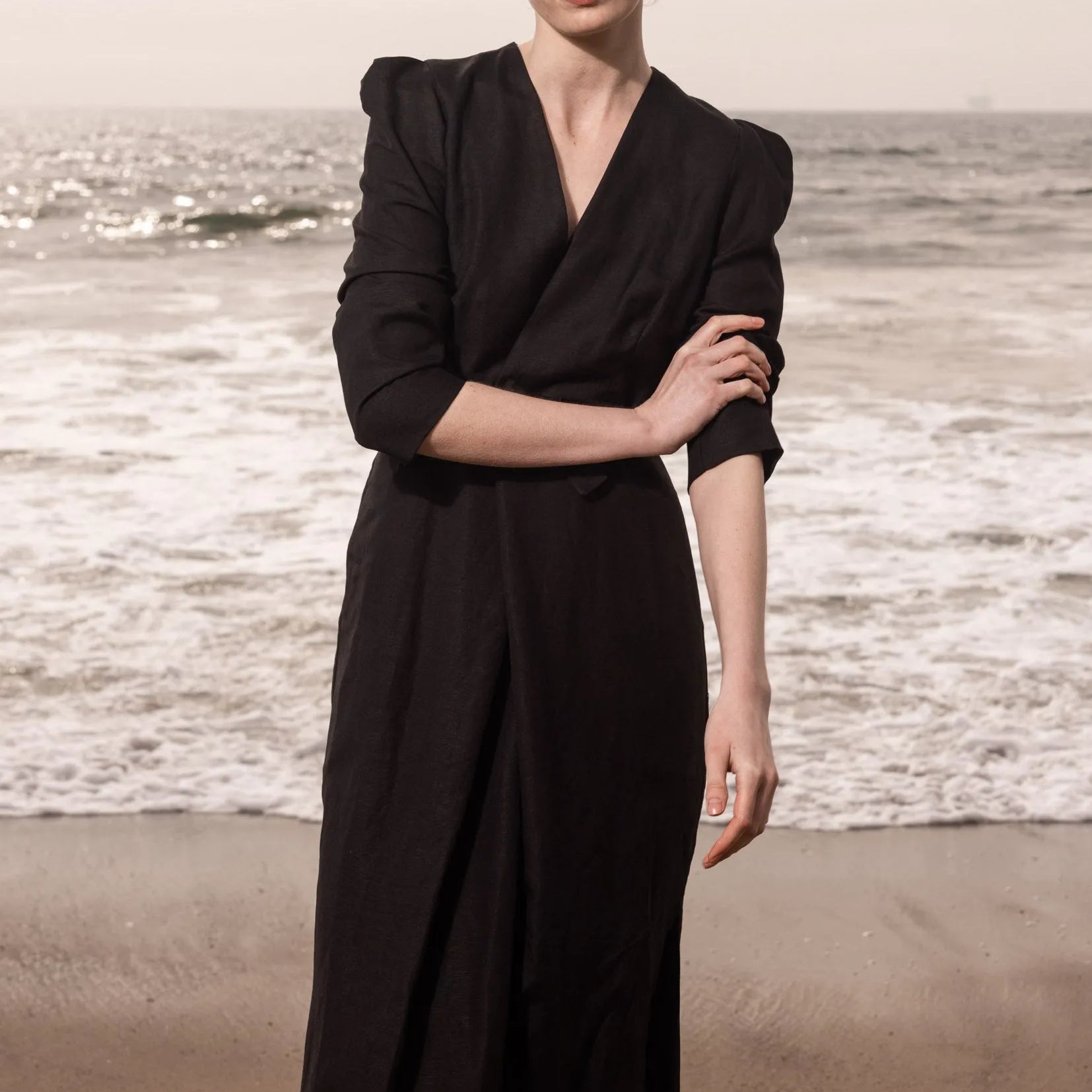 MILAN DRESS - BLACK - Heidi Merrick