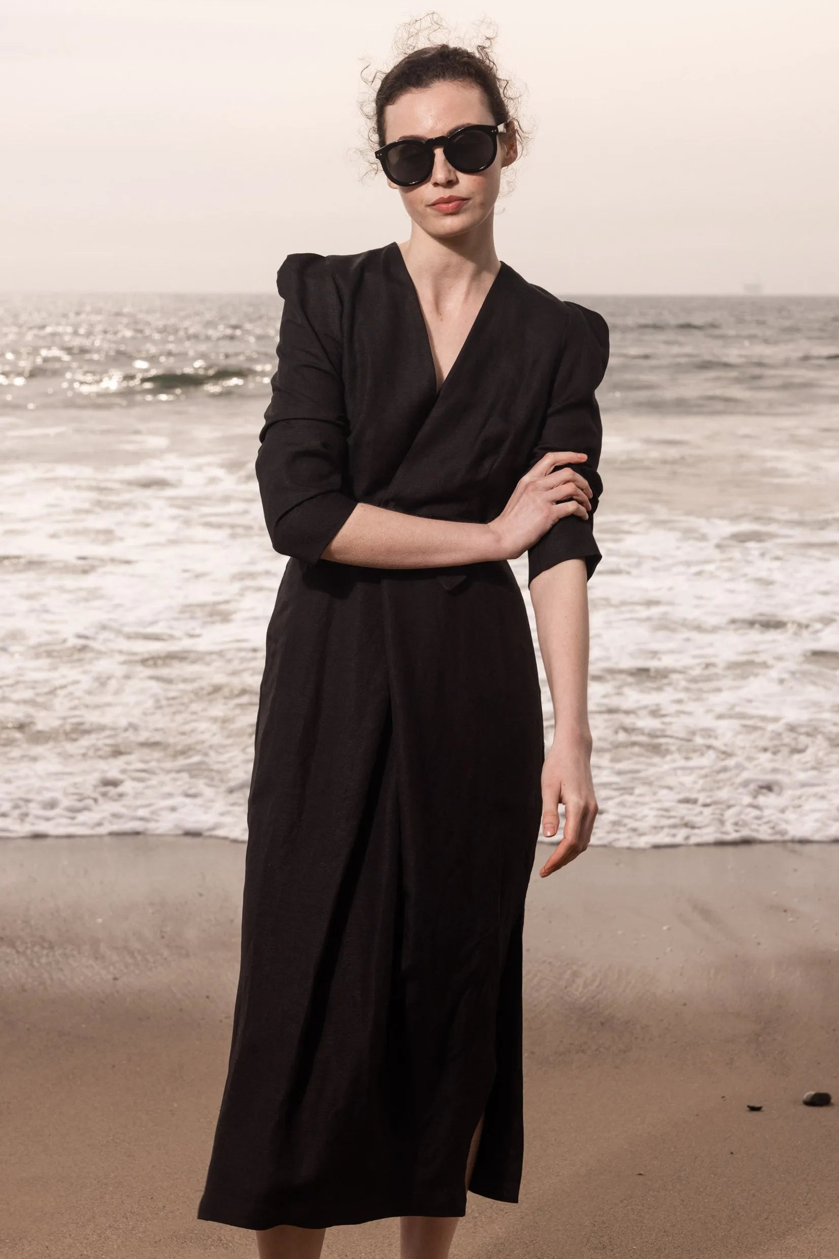 MILAN DRESS - BLACK - Heidi Merrick