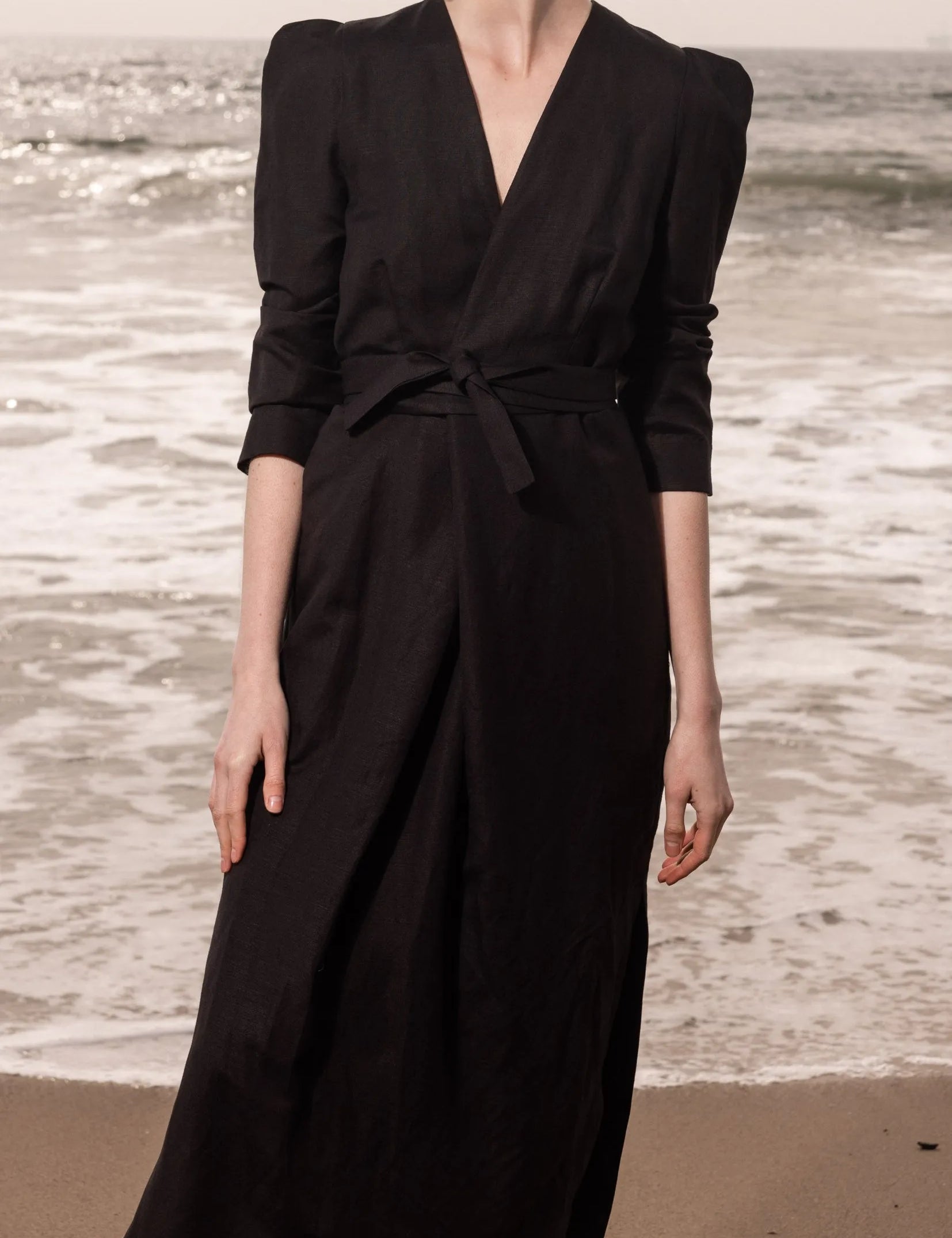 MILAN DRESS - BLACK - Heidi Merrick