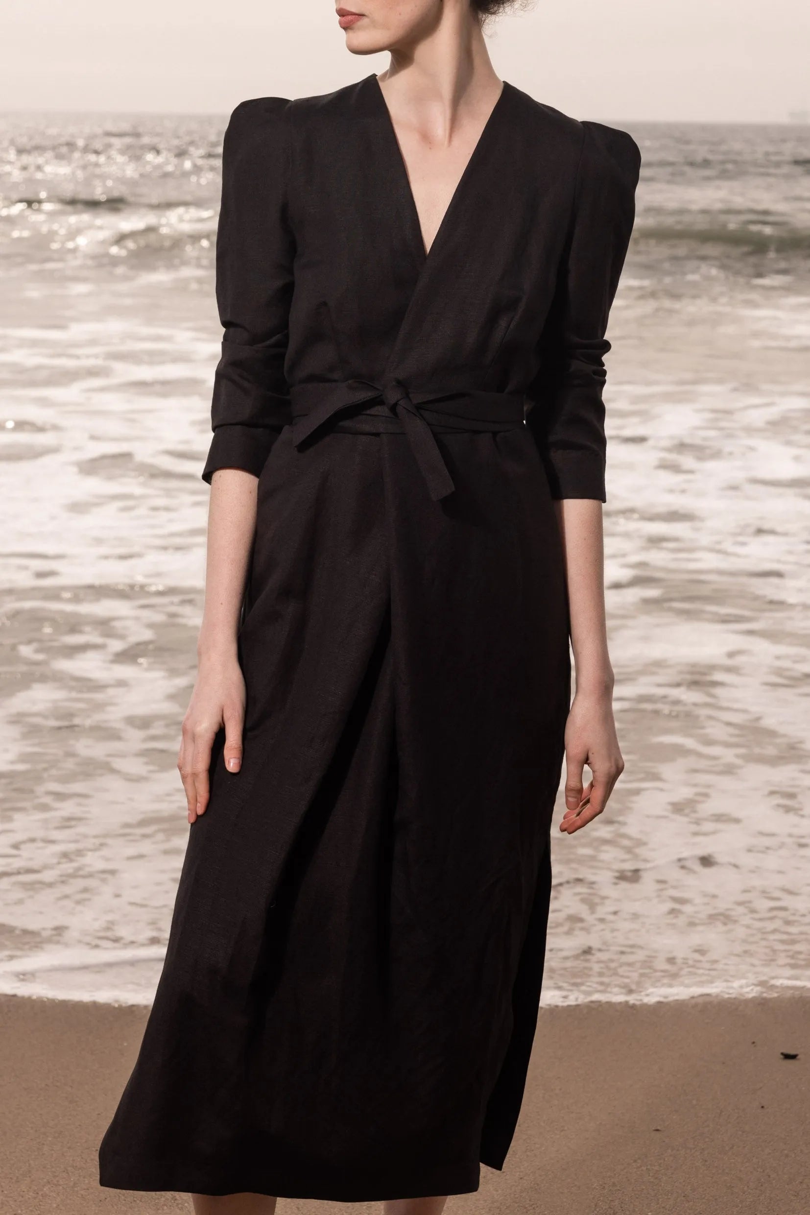 MILAN DRESS - BLACK - Heidi Merrick