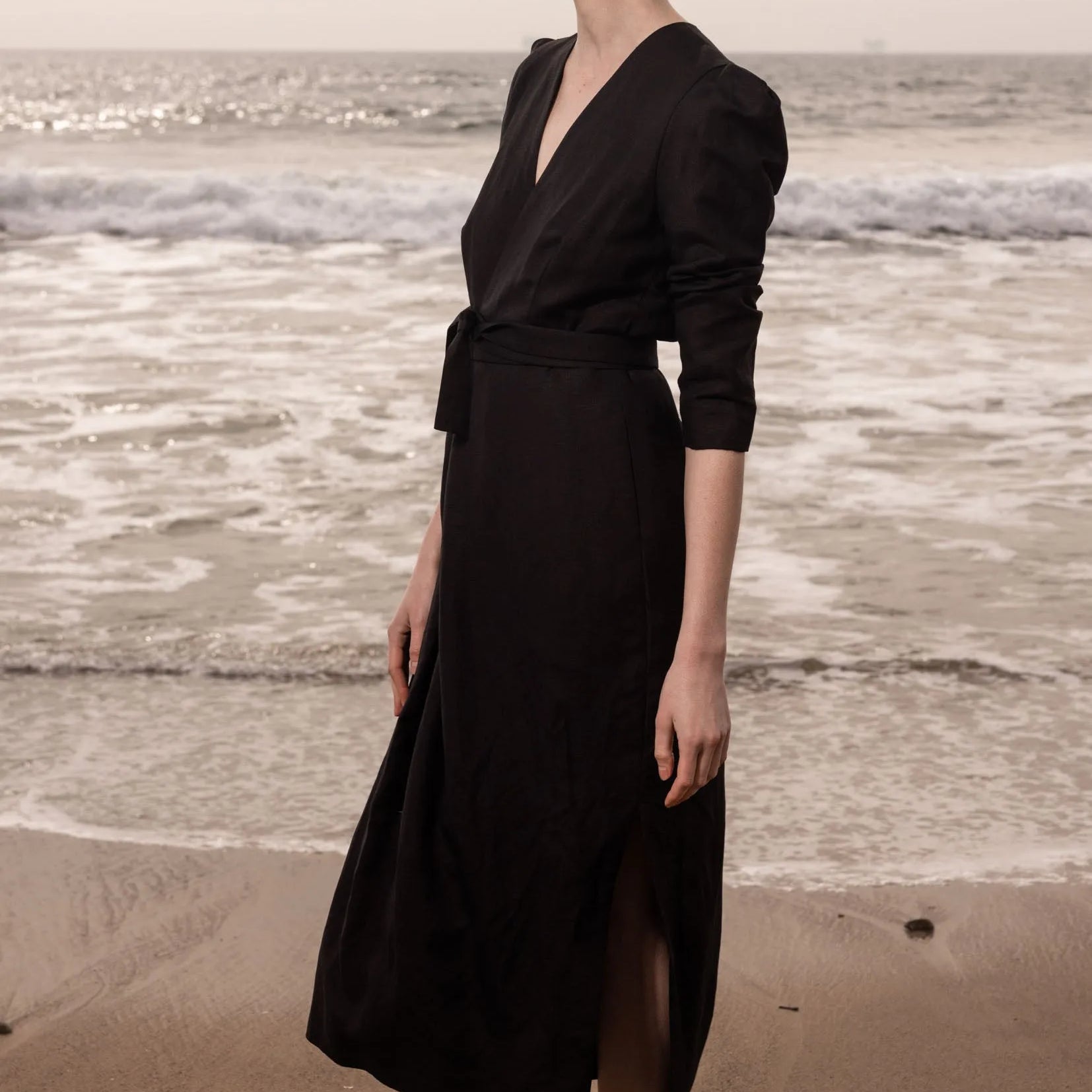 MILAN DRESS - BLACK - Heidi Merrick