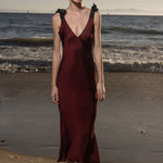 Marion Slip Dress - Burgundy - Heidi Merrick