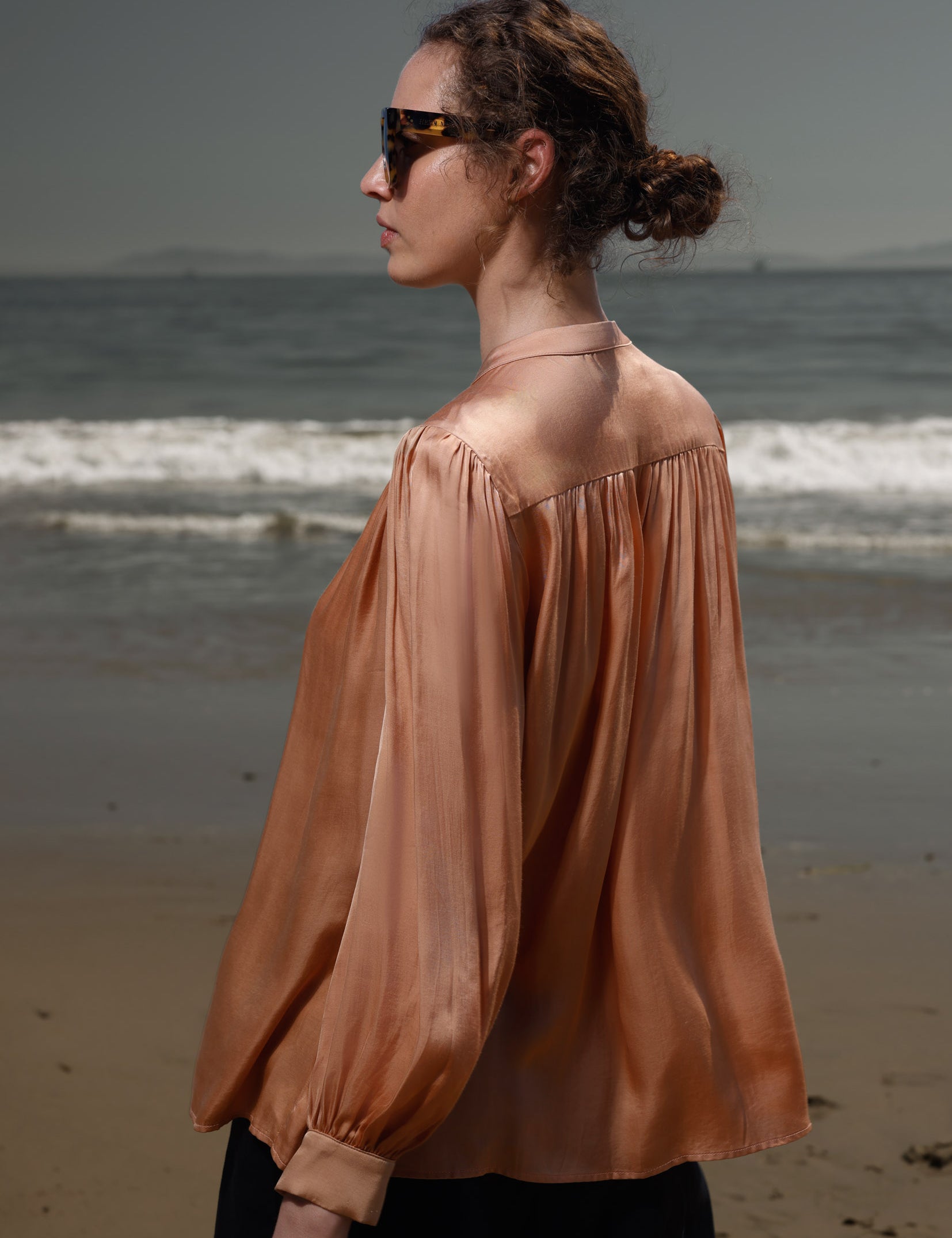 Farah Blouse - Toast - Heidi Merrick