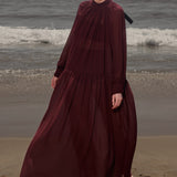 Gaia Dress - Burgundy