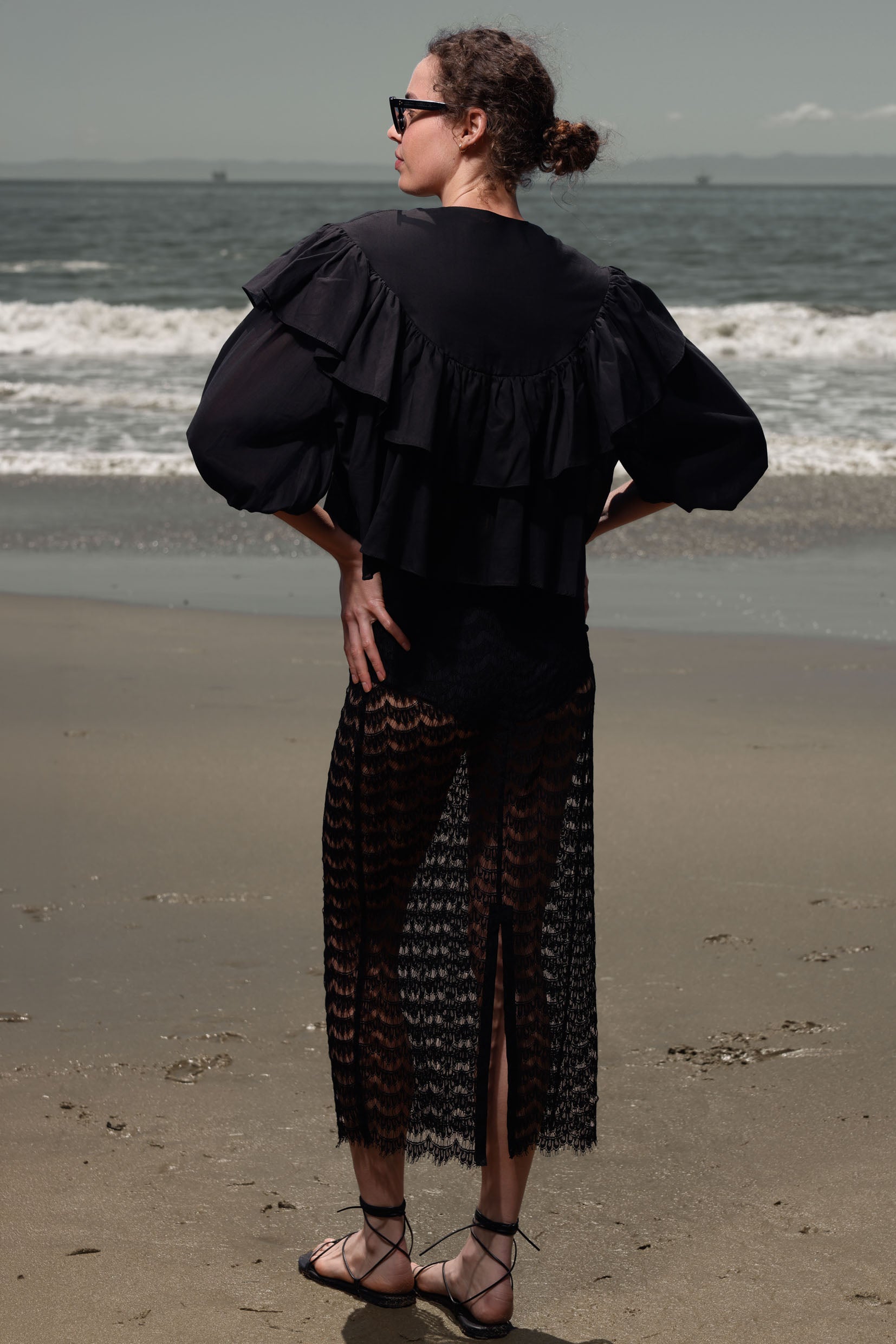 Moon Top - Noir - Heidi Merrick