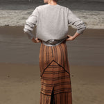 Geometry Skirt - Golden Moroccan Stripe - Heidi Merrick
