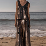 NEPTUNE TROUSER - BRONZE - Heidi Merrick