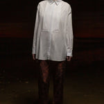 Tux Top - White Shirting - Heidi Merrick