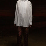 Tux Top - White Shirting - Heidi Merrick