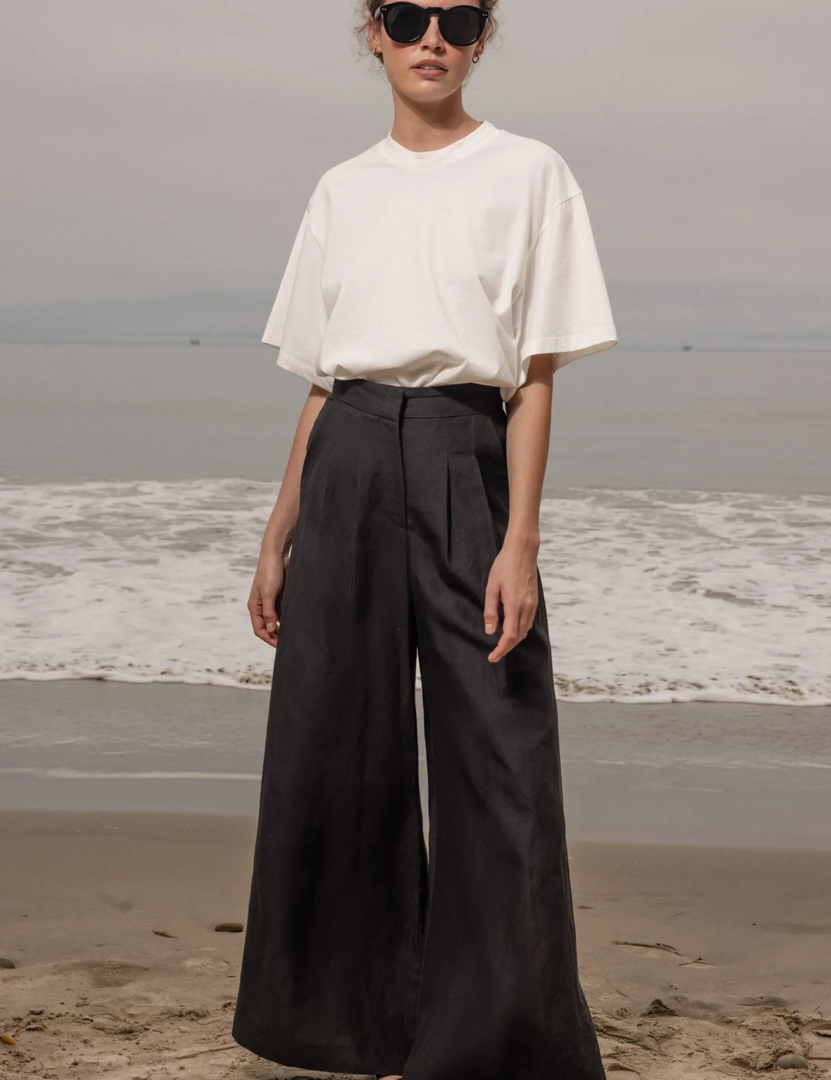Flareup Trouser - Noir - Heidi Merrick