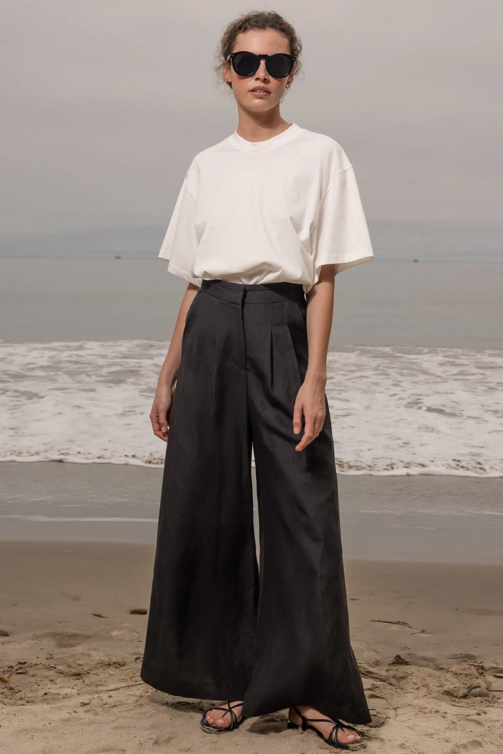 Flareup Trouser - Noir - Heidi Merrick