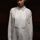 Tux Top - White Shirting - Heidi Merrick