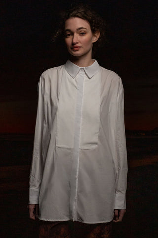 Tux Top - White Shirting