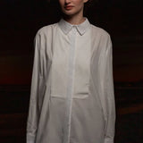 Tux Top - White Shirting - Heidi Merrick