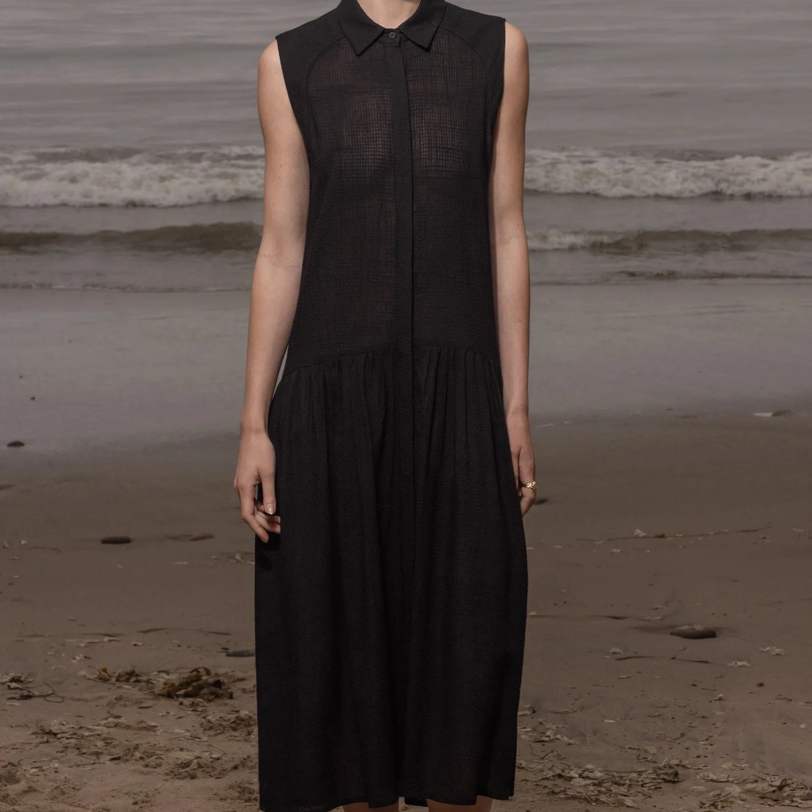 Provence Dress - Jacquard Gingham - Heidi Merrick