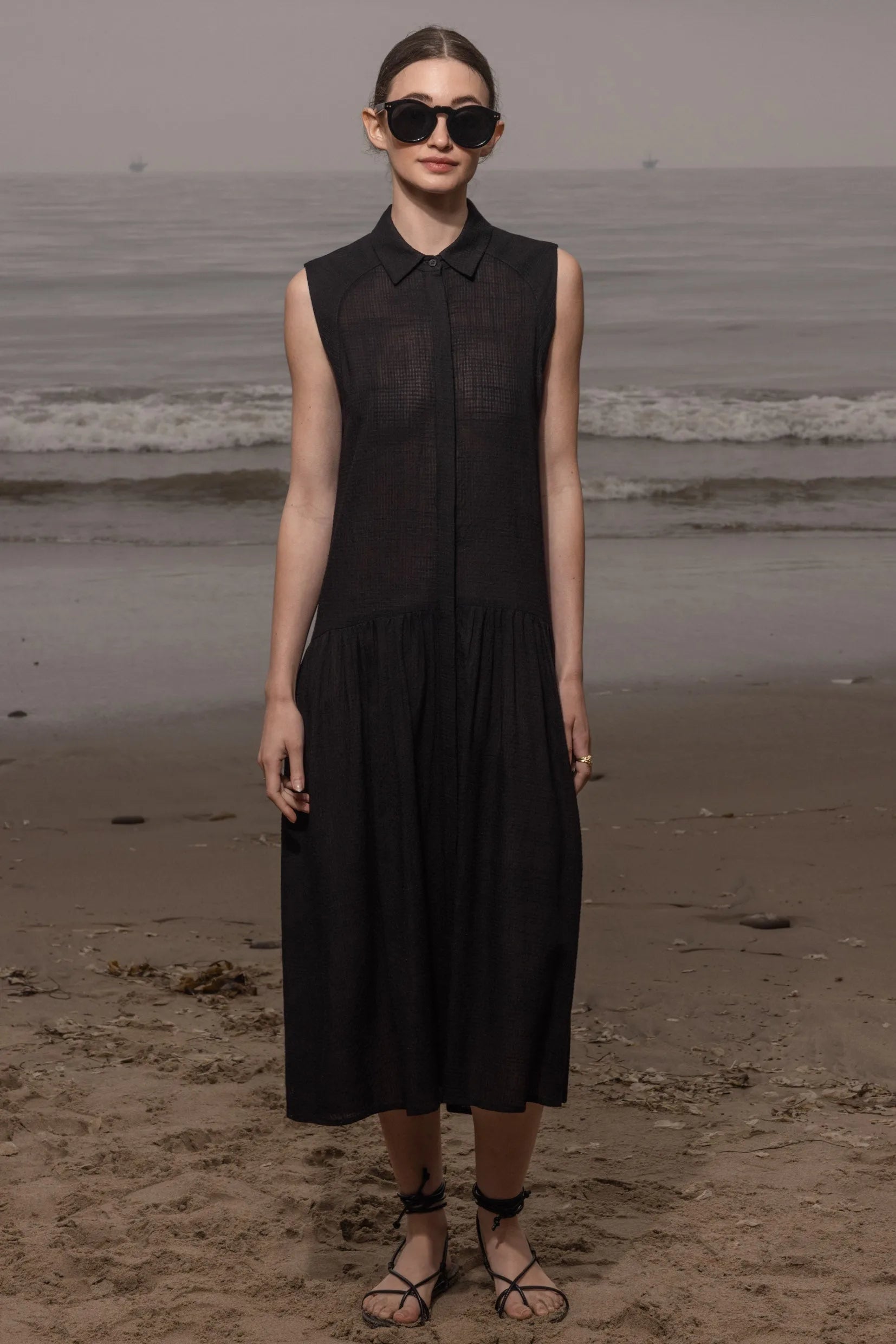 Provence Dress - Jacquard Gingham - Heidi Merrick