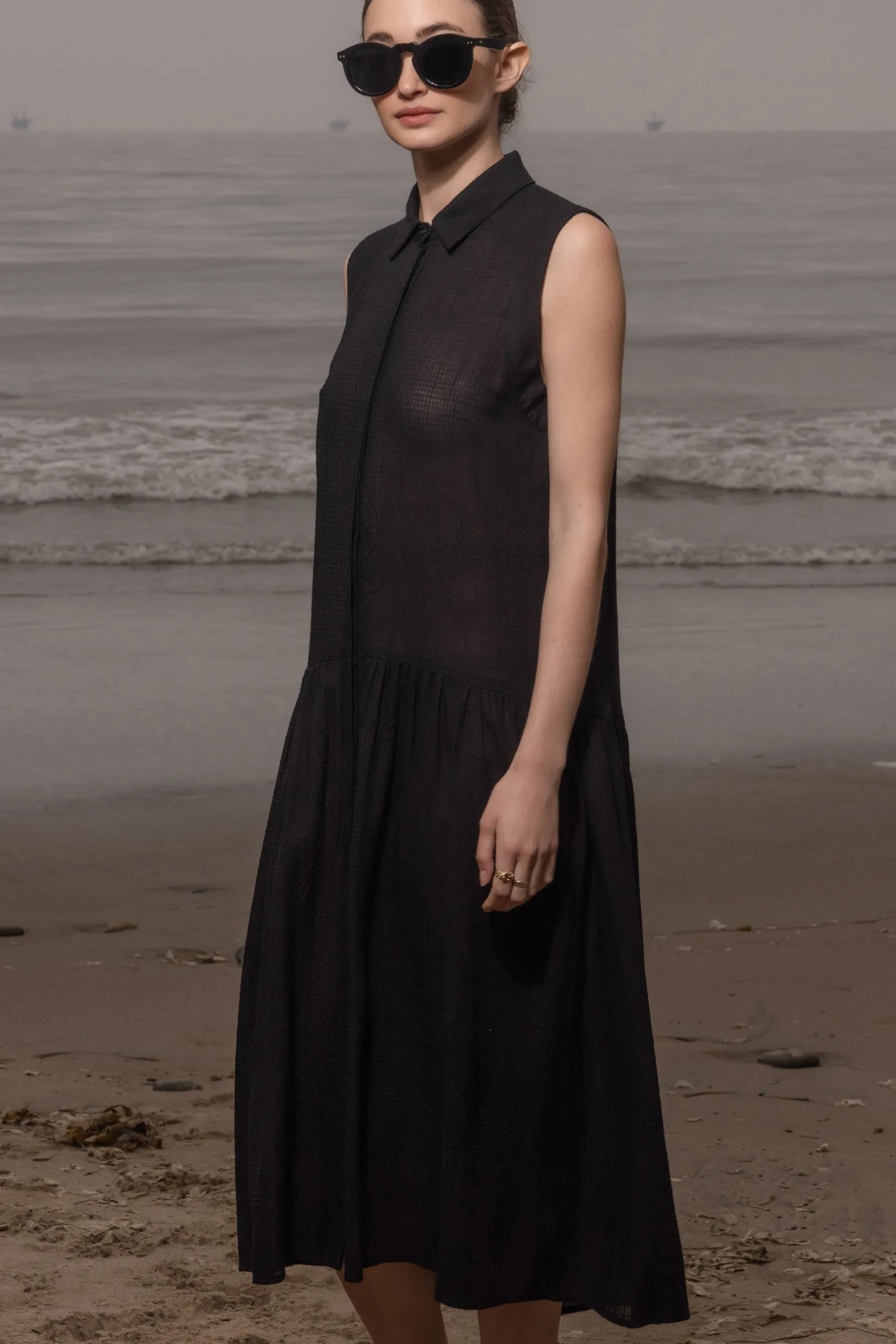 Provence Dress - Jacquard Gingham - Heidi Merrick