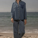 Lisi Top - Denim - Heidi Merrick