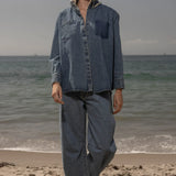 Lisi Top - Denim - Heidi Merrick