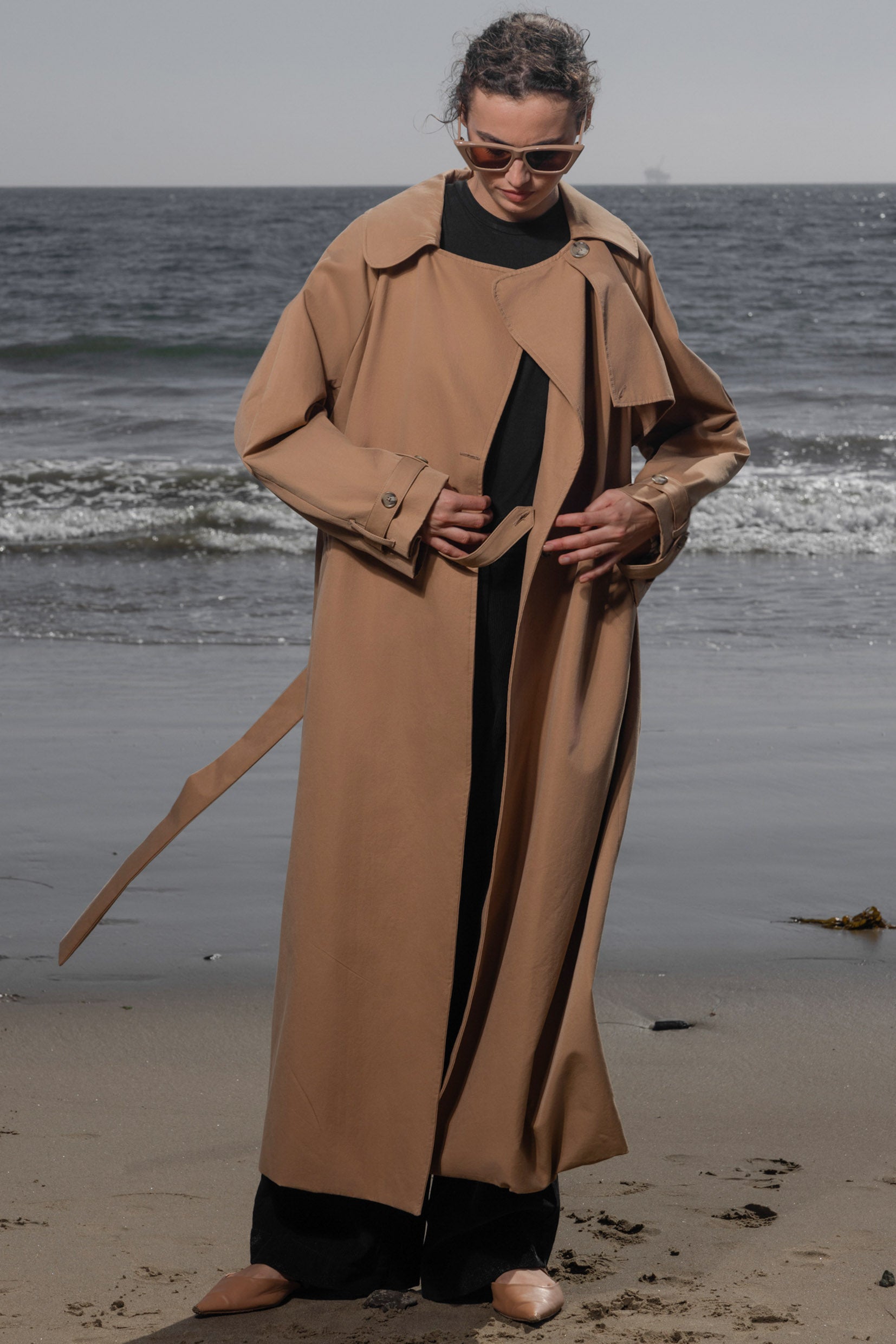 Fog Coat - Caramel Trench - Heidi Merrick
