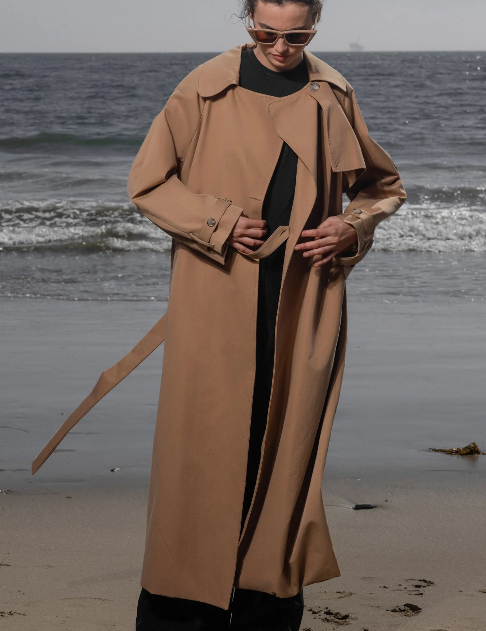 Fog Coat - Caramel Trench - Heidi Merrick