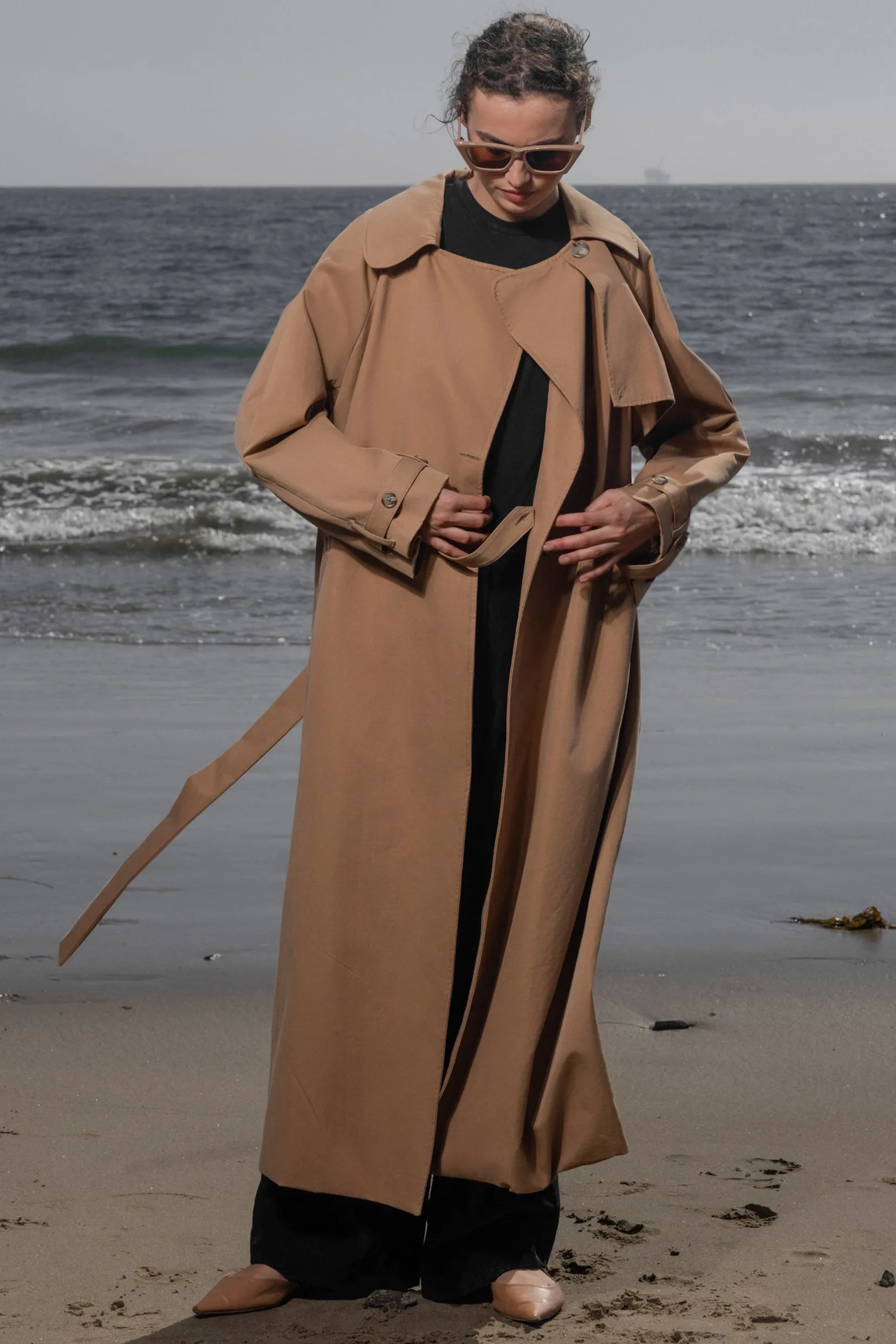 Fog Coat - Caramel Trench - Heidi Merrick
