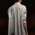 Tux Top - White Shirting - Heidi Merrick