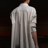 Tux Top - White Shirting - Heidi Merrick