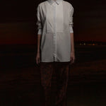 Tux Top - White Shirting - Heidi Merrick