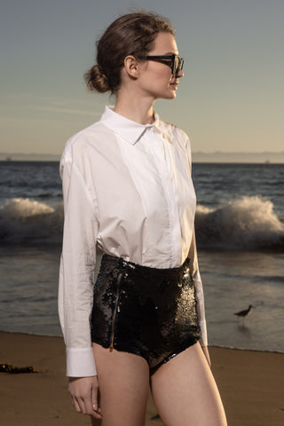 Tux Top - White Shirting