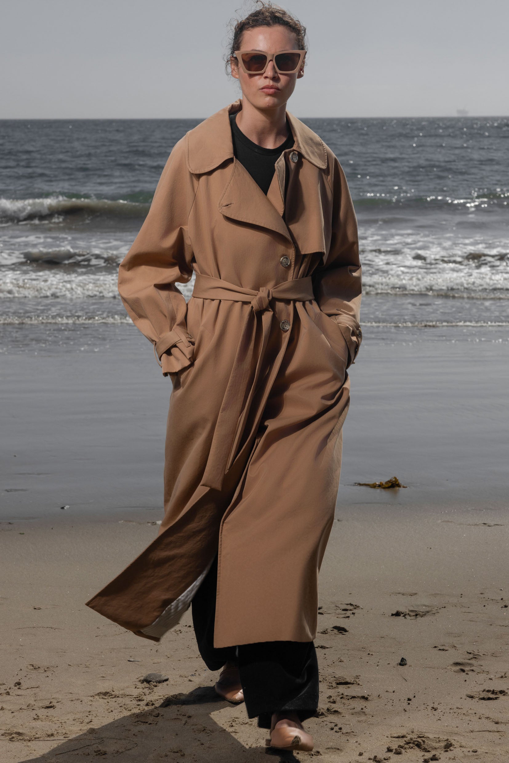 Fog Coat - Caramel Trench - Heidi Merrick