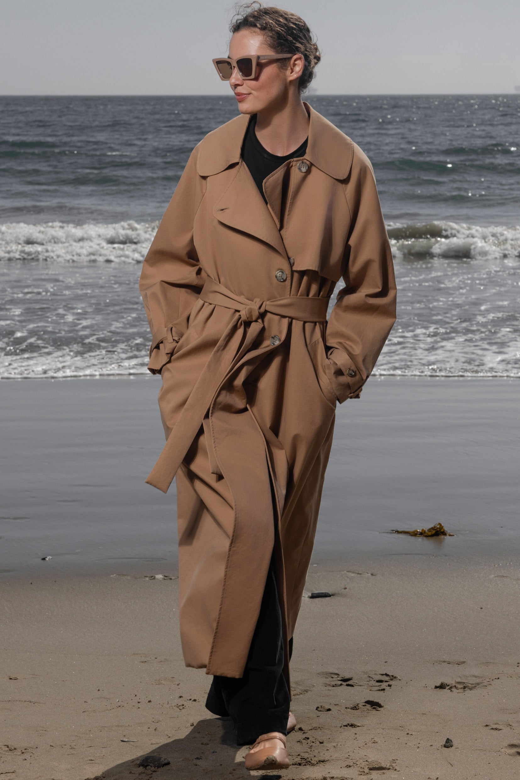 Fog Coat - Caramel Trench - Heidi Merrick