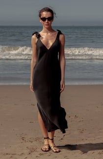 Marion Slip Dress - Black - Heidi Merrick