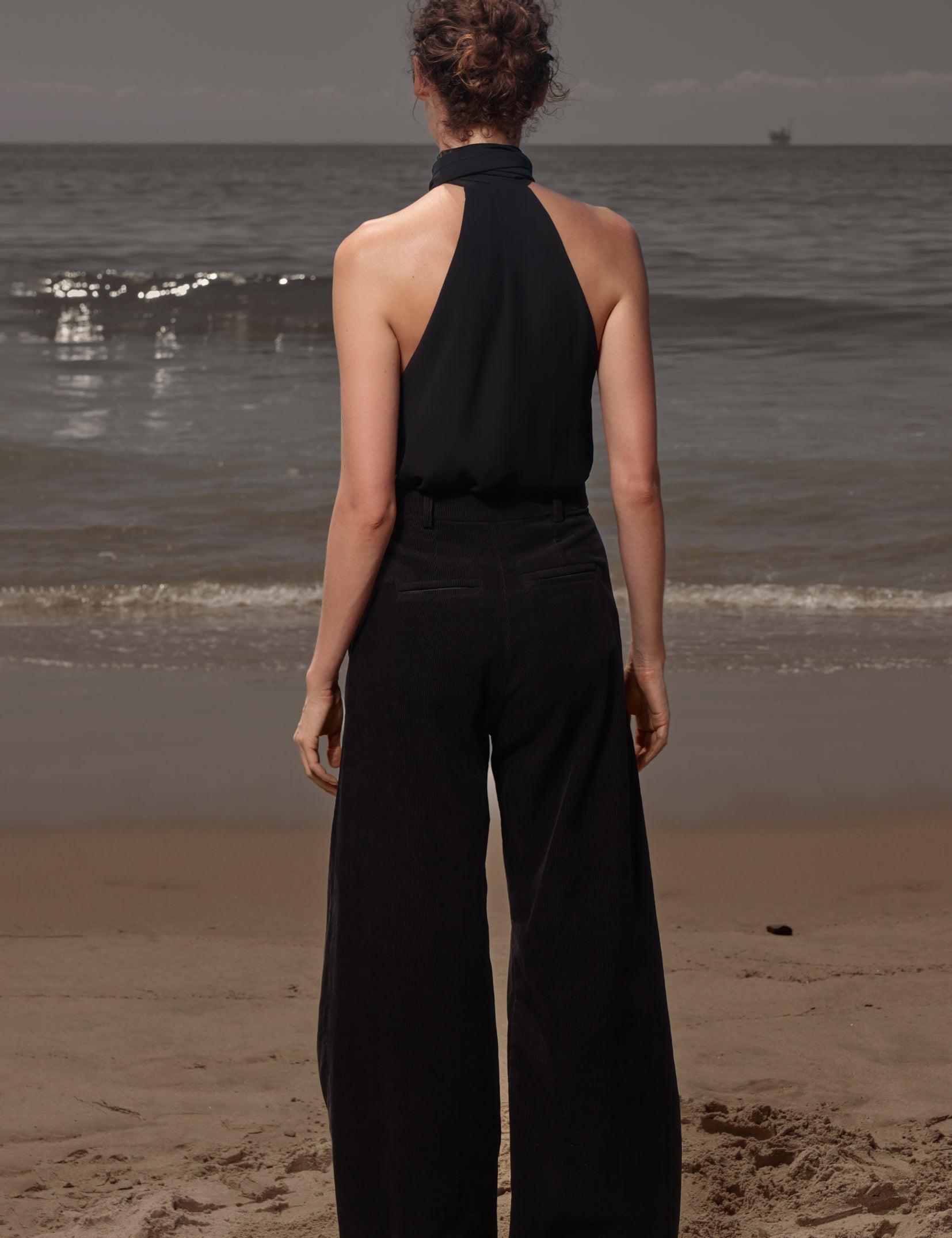 Alix Pant - Noir Corduroy - Heidi Merrick