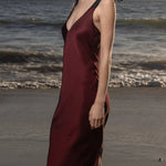 Marion Slip Dress - Burgundy - Heidi Merrick