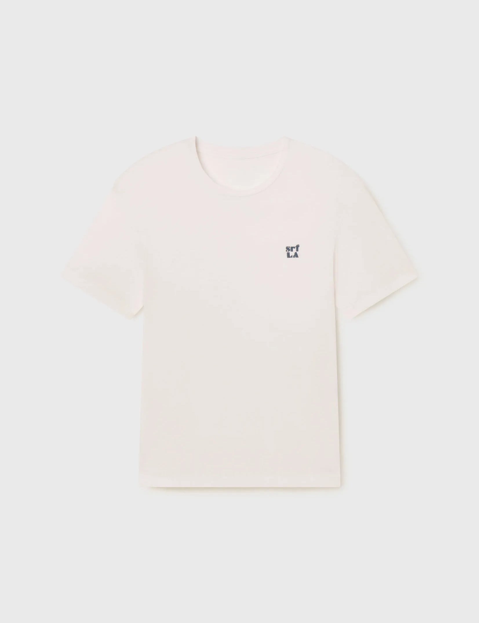 70's SRF LA Slim Tee - Navy Embroidered - Heidi Merrick